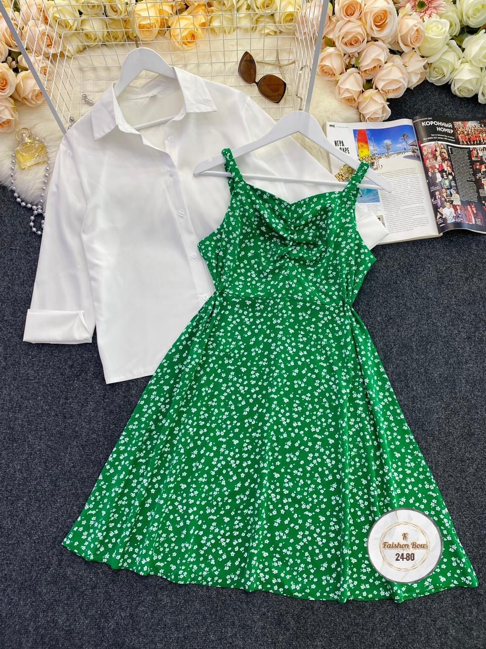 женские платья летние,комплект сарафан и рубашка,летние сарафаны,сарафан с рубашкой,платье женское сарафан