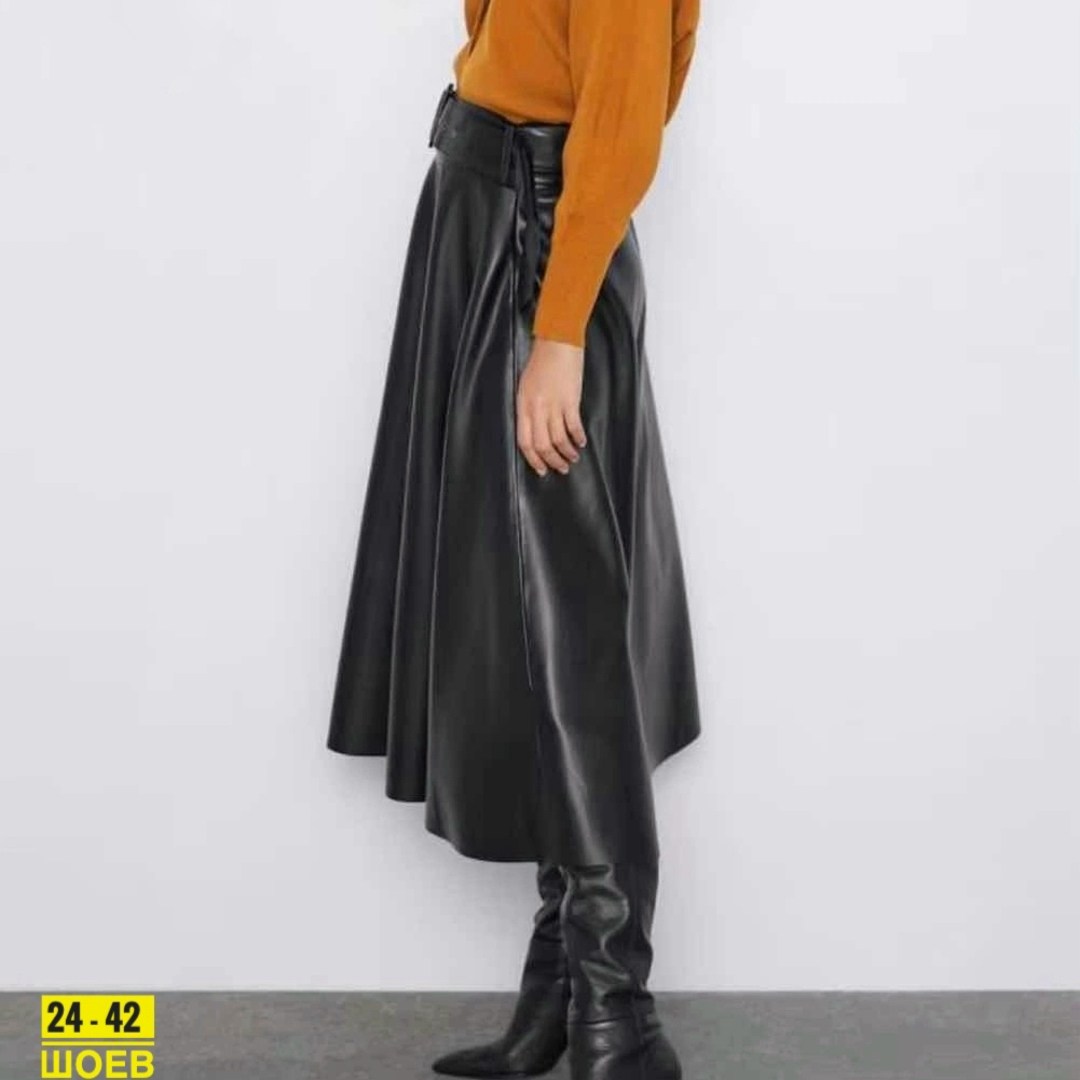 юбка кожаная миди,кожаная юбка,длинная юбка кожаная,кожаная юбка макси,юбка из эко кожи миди
