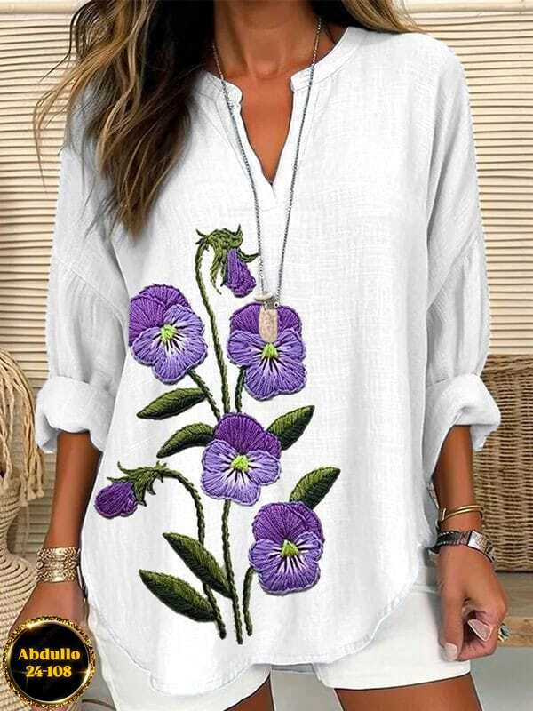 женская рубашка из хлопка и льна,рубашка женская,повседневная блузка,блузка модная,блузка женская