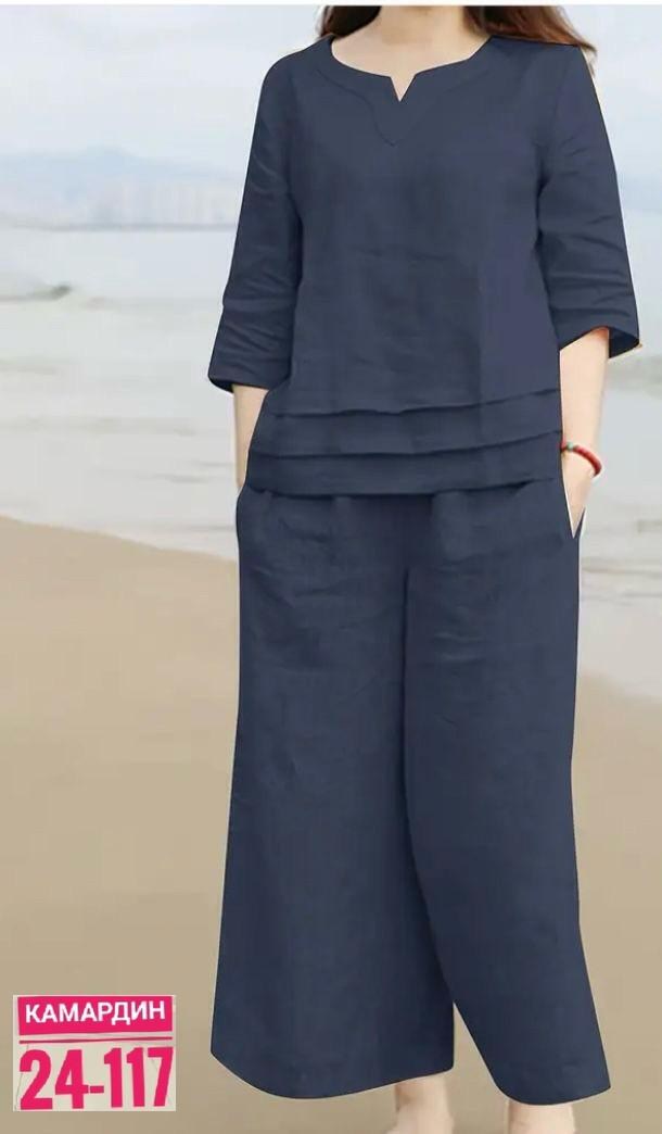 брюки льняные,одежда для женщин,костюм льняной,модные брюки,брюки комплект