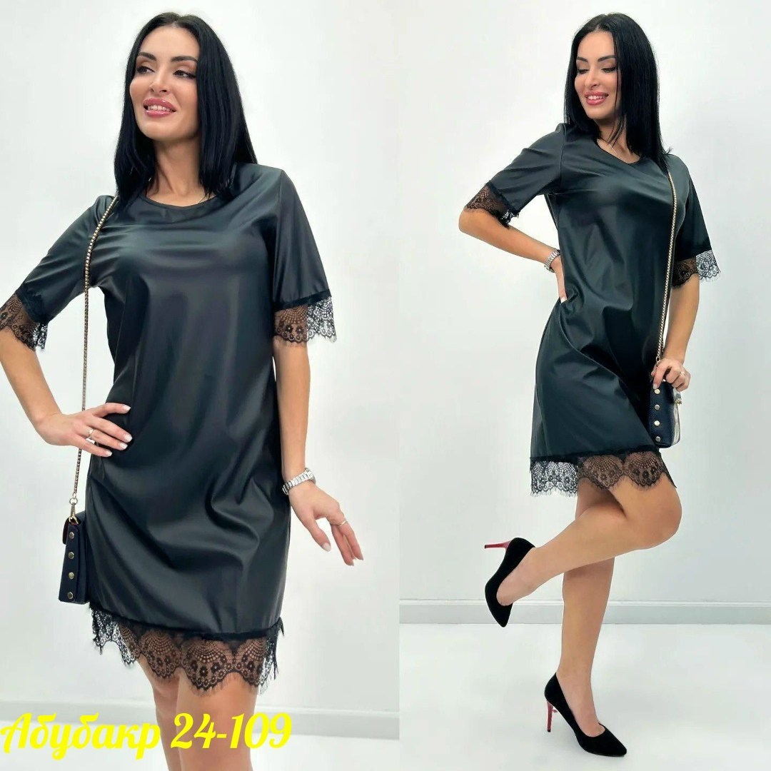 платье женское,платье эко кожа,платье женское выполнено под экокожу,платье женское туника,платье женское черное