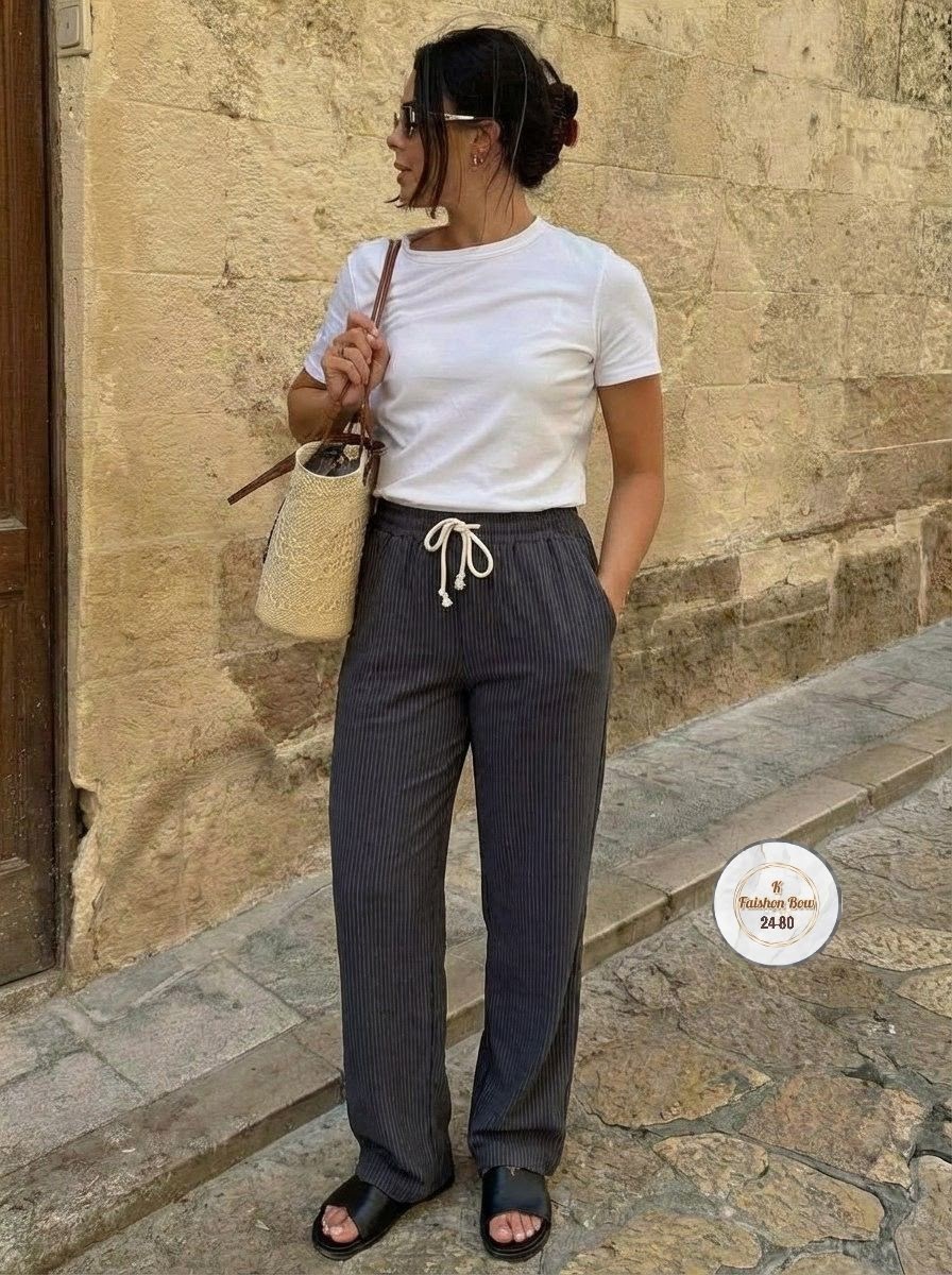 модные брюки,брюки льняные,повседневные брюки,брюки для женщин,широкие брюки