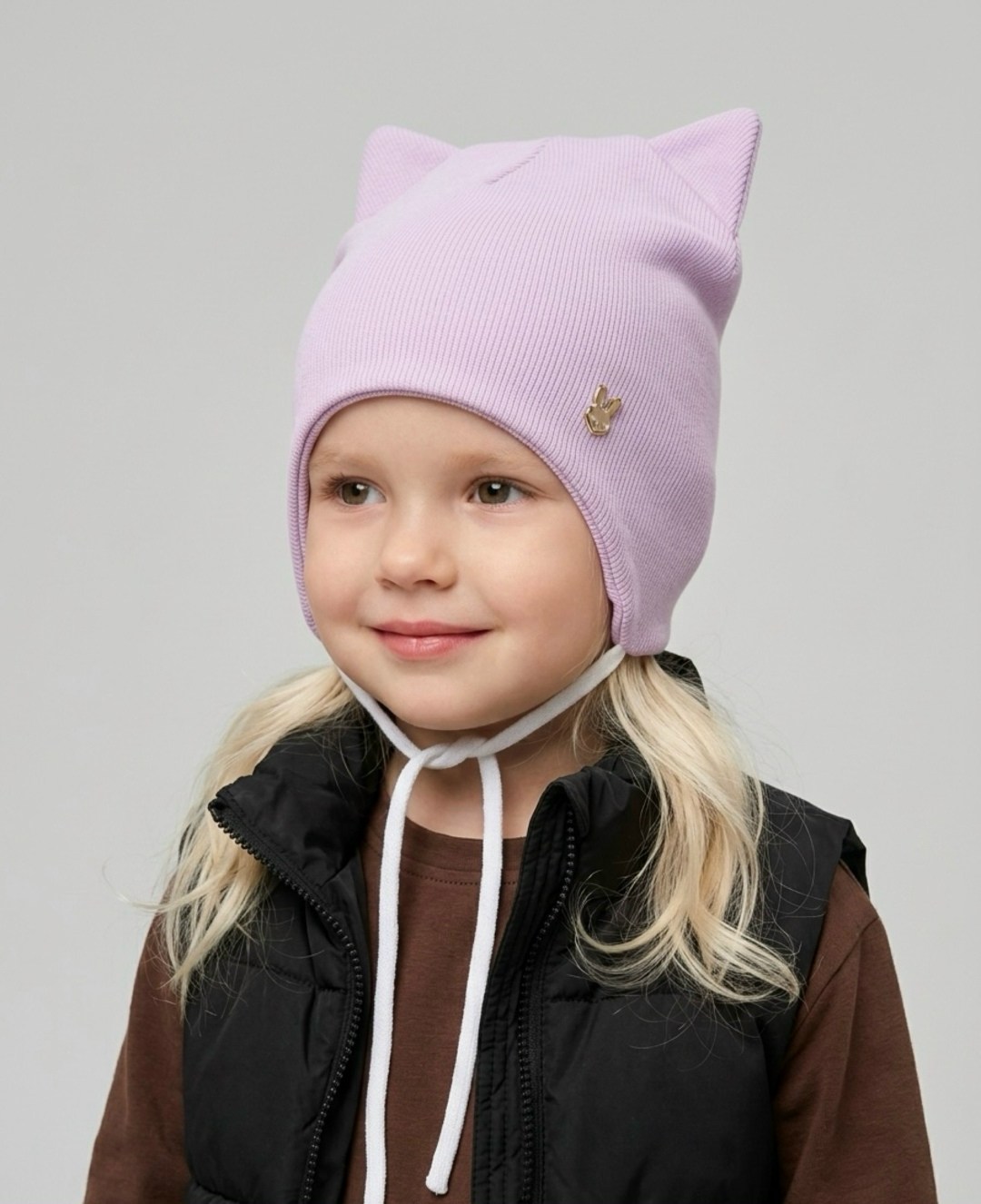 шапка для девочек,детская шапка,детская шапочка,шапка для девочки с завязками,шапка детская демисезонная