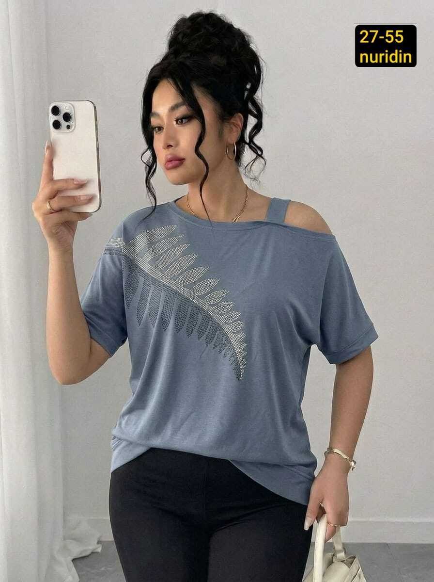 футболки женские больших размеров,женская футболка,футболка больших размеров для женщин,футболка оверсайз со стразам,кофта женская