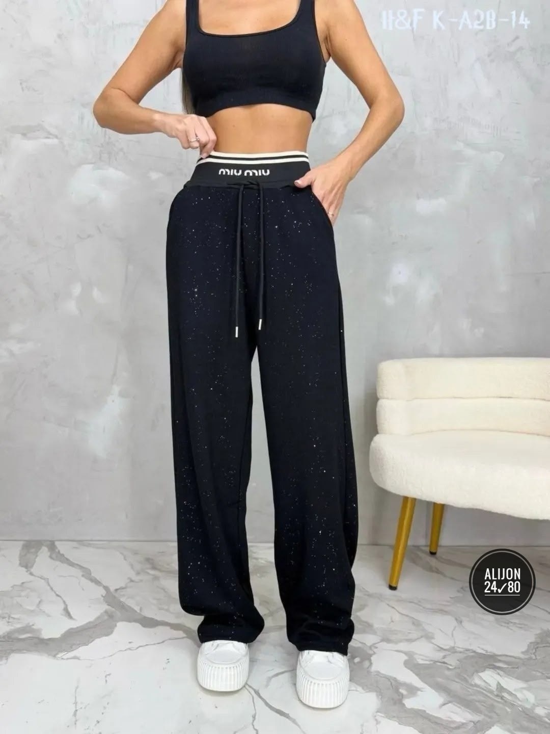 штаны палаццо женские утепленные с люрексом,штаны,женские джинсы,штаны теплые,брюки со стразами