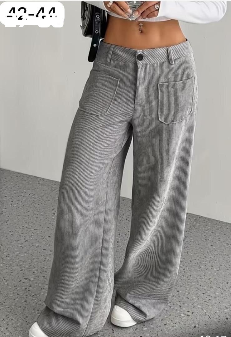 shein ezwear вельветовые широкие брюки с высокой талией,женские длинные вельветовые штаны с высокой талией,женские свободные брюки,брюки женские вельветовые,широкие брюки