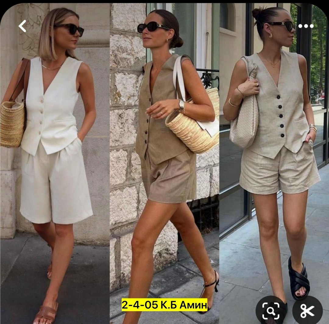 костюм женский с шортами,женский льняной костюм с шортами,летний женский костюм с шортами,летний костюм с шортами