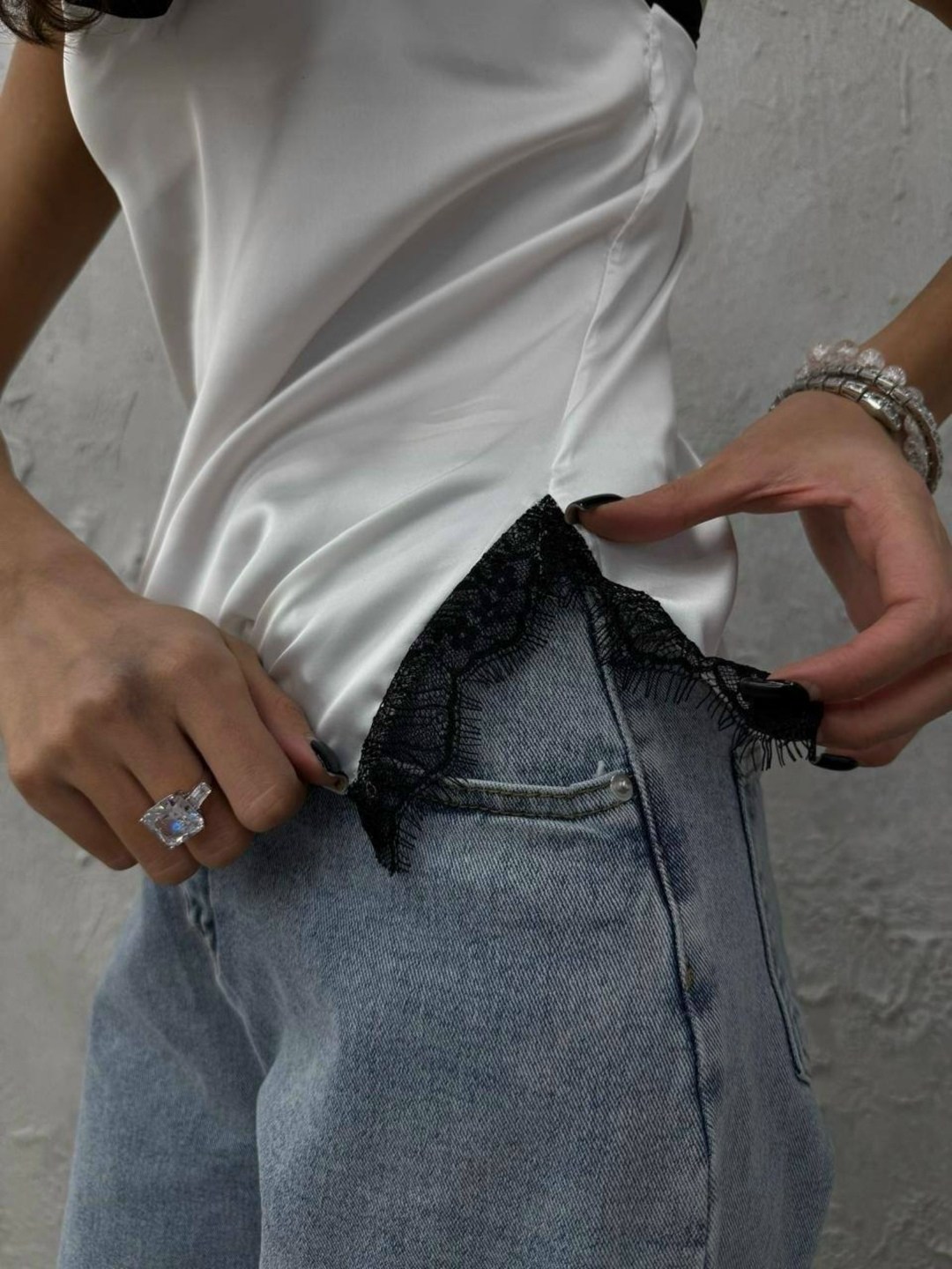 шелковый топ,майка с кружевами,шелковый топ с кружевом,шелковая майка,атласный топ