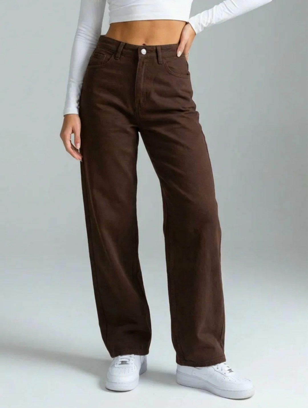 коричневые джинсы,коричневые джинсы женские,женские джинсы,широкие джинсы,джинсы широкие коричневые