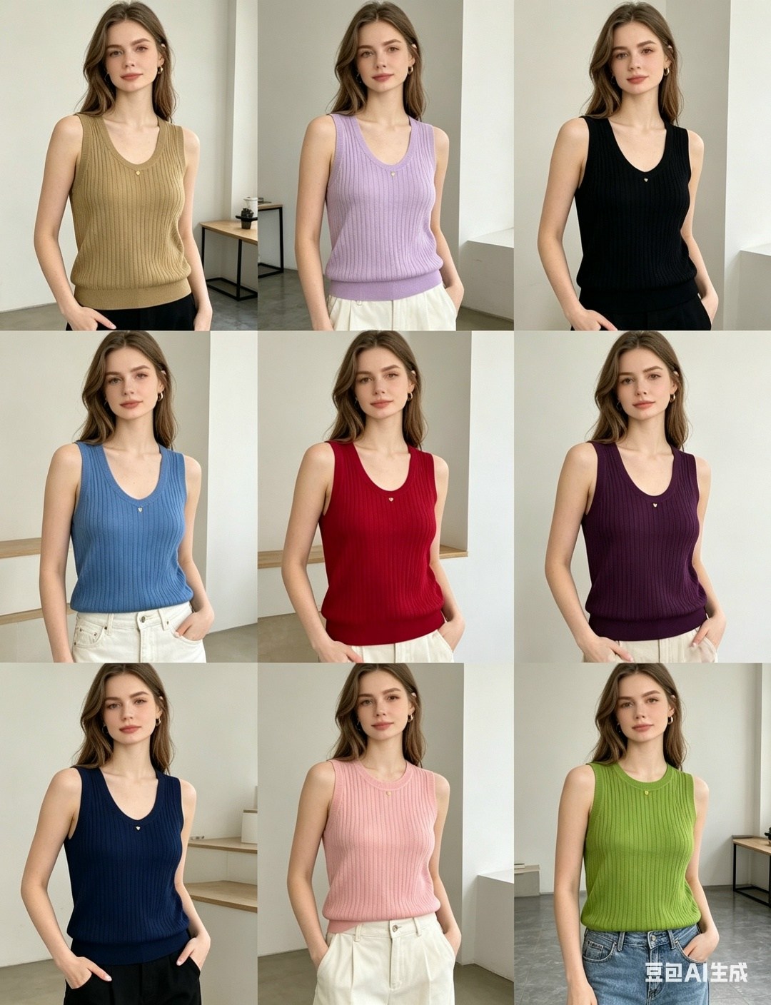 трикотажный топ,бежевый топ,топ женский,майка женская,вязаные жилеты