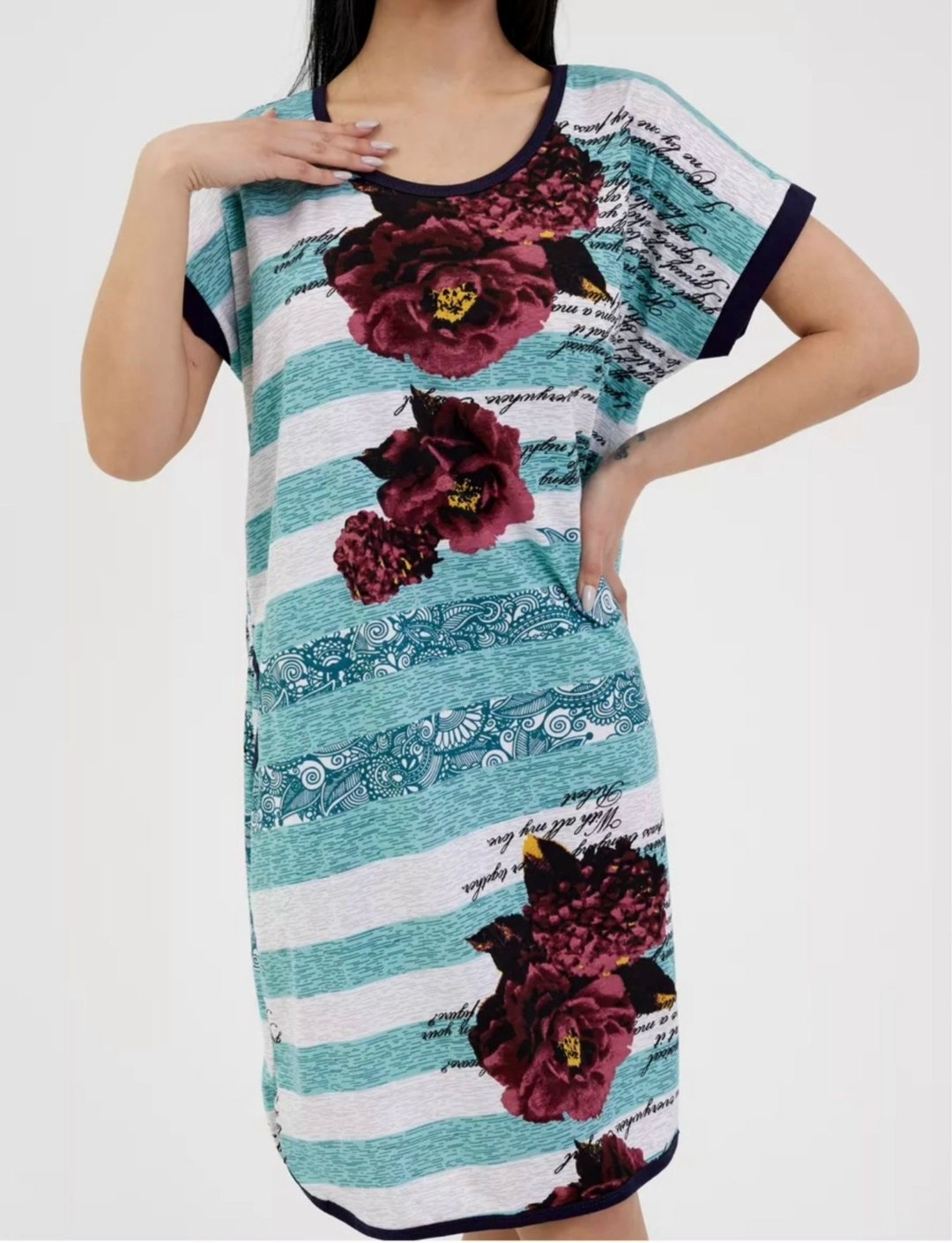 домашняя туника,туника домашняя из хлопка,туника трикотаж серая,туника женская,туника трикотажная