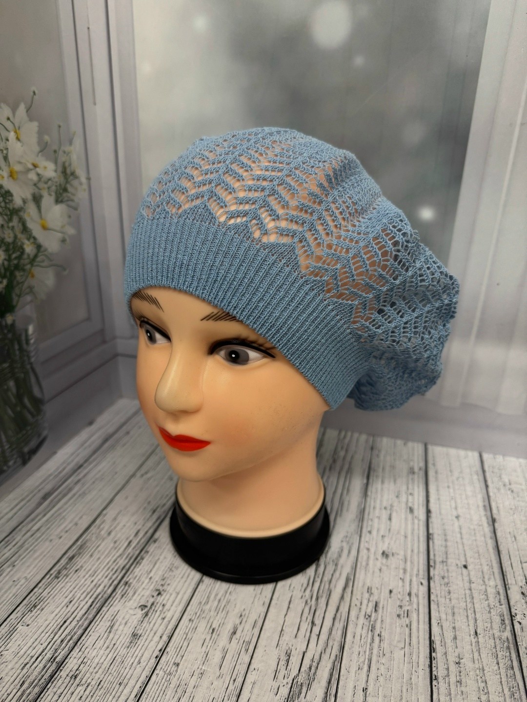 шапка для женщин,шапка платок,женская шапка,берет летний,женский берет