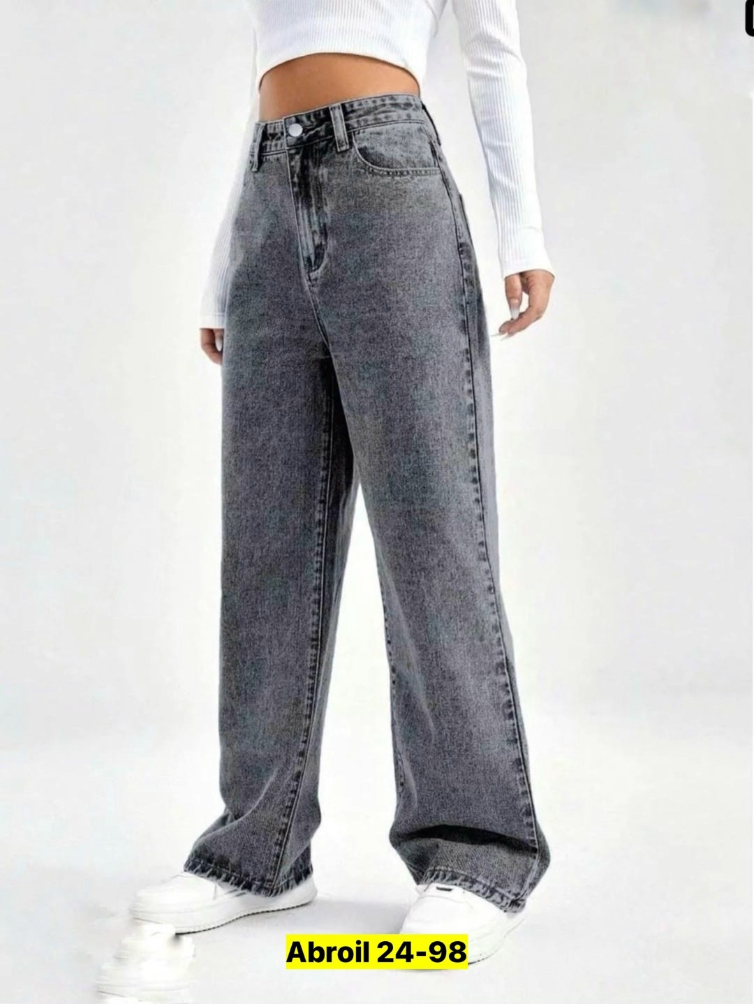 джинсы прямые палаццо до 167 рост denim цвет серый,джинсы женские,фабричные женские джинсы,джинсы женские серые,женские джинсы широкие