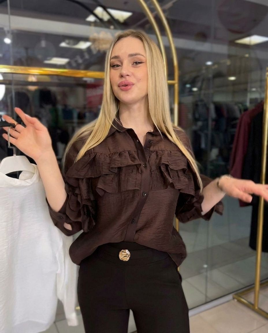 блуза,блузка женская,блуза женская,белая блузка с длинными рукавами шифоновая блузка с рюшами для женщин,блузка