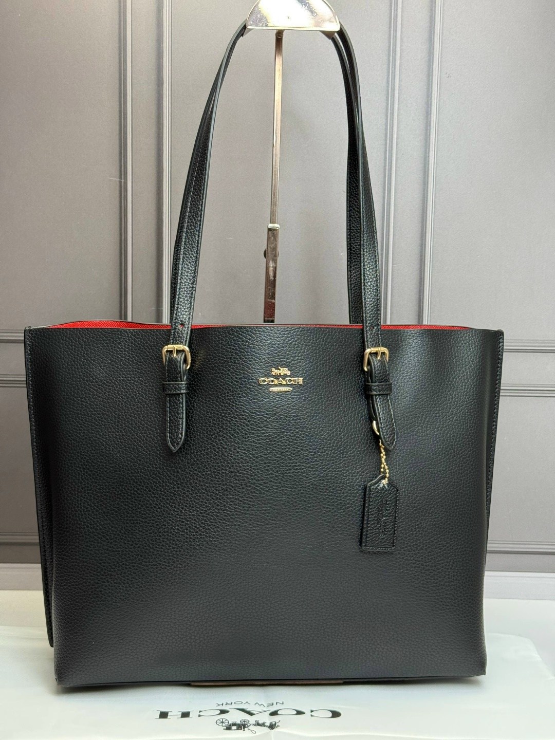 coach mollie tote in signature canvas,сумка шоппер coach,coach mini city tote signature canvas cn733 black/brown,сумка-тоут coach,сумка женская coach