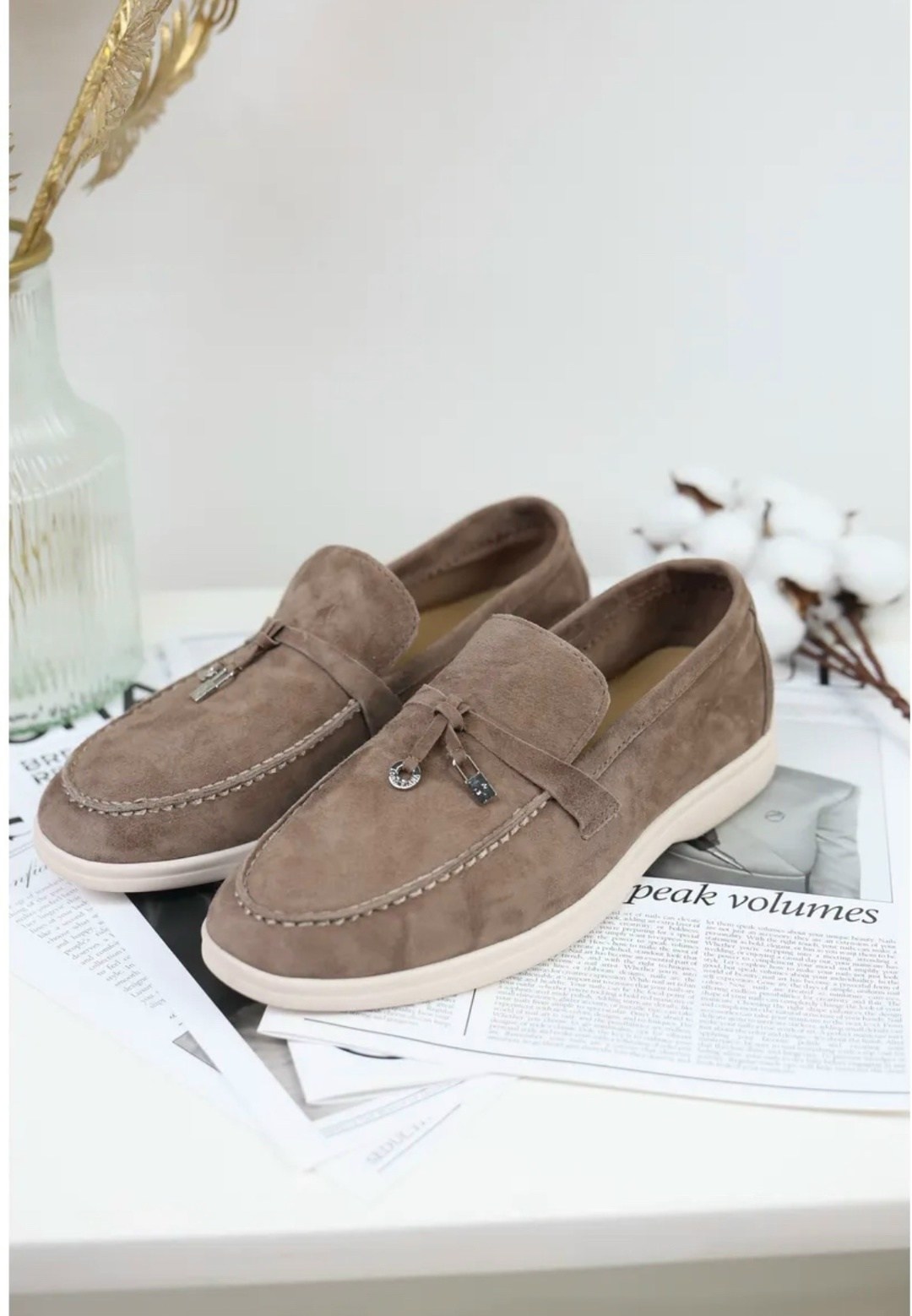 лоферы loro piana,,лоферы лоро пиано материал,лоферы женские loro piana,лоферы loro piana summer walk замшевые коричневые