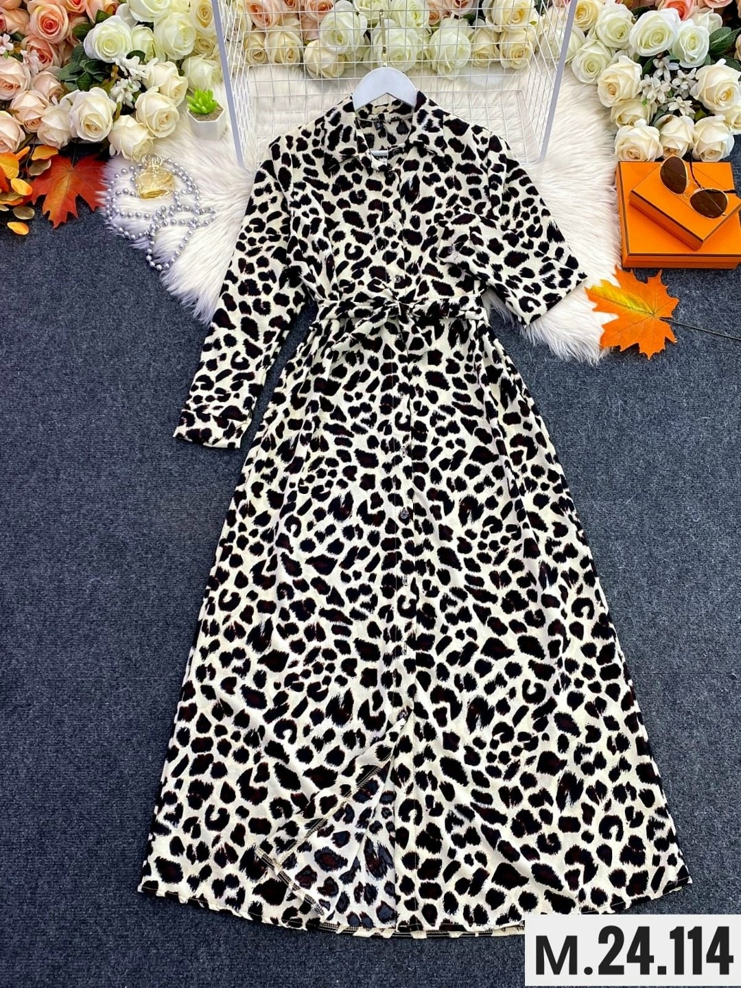 shein clasi платье-рубашка с леопардовым принтом с разрезом поясом,платье-рубашка с леопардовым принтом с разрезом поясом,женское длинное платье с леопардовым принтом,платье миди принт леопард,леопард