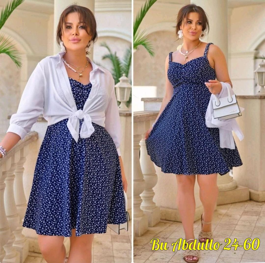 сарафан,женские летние платья,платья для полных,сарафан женский,сарафан с рубашкой