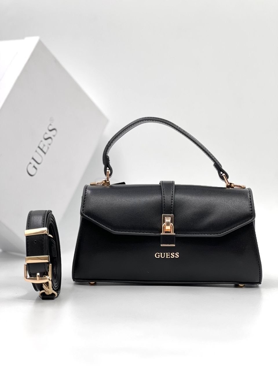 сумка женская guess,сумка guess,сумка черный guess,сумка сэтчел eco mini guess,сумочка с магнитной застежкой guess чёрный