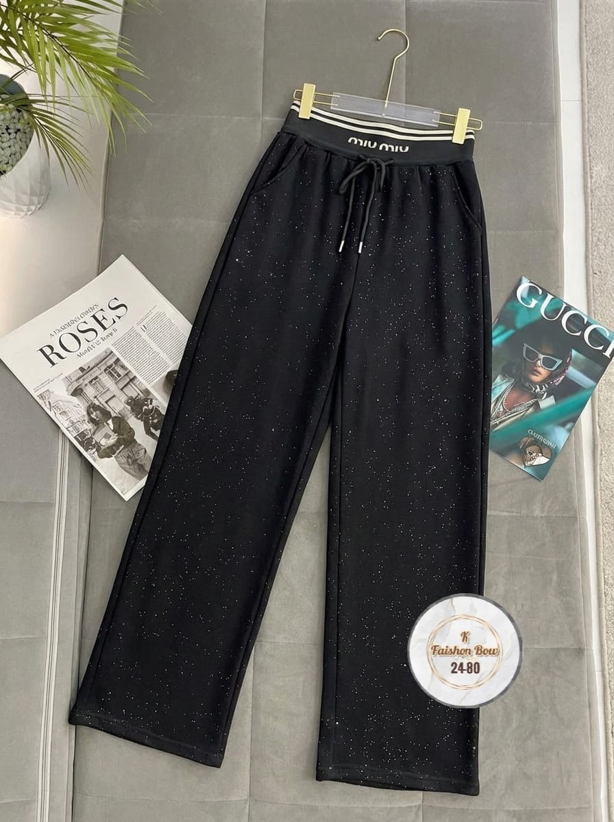 спортивные брюки женские,широкие брюки с люрексом,штаны палаццо женские утепленные с люрексом,брюки палаццо,спортивные женские штаны