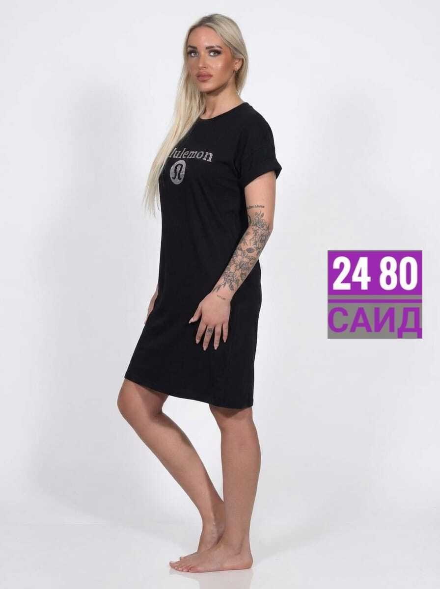 туника домашняя женское vienetta 211558 0000 серое 3xl,туника женская,домашняя туника,туника домашняя женская,сорочка женская ночная