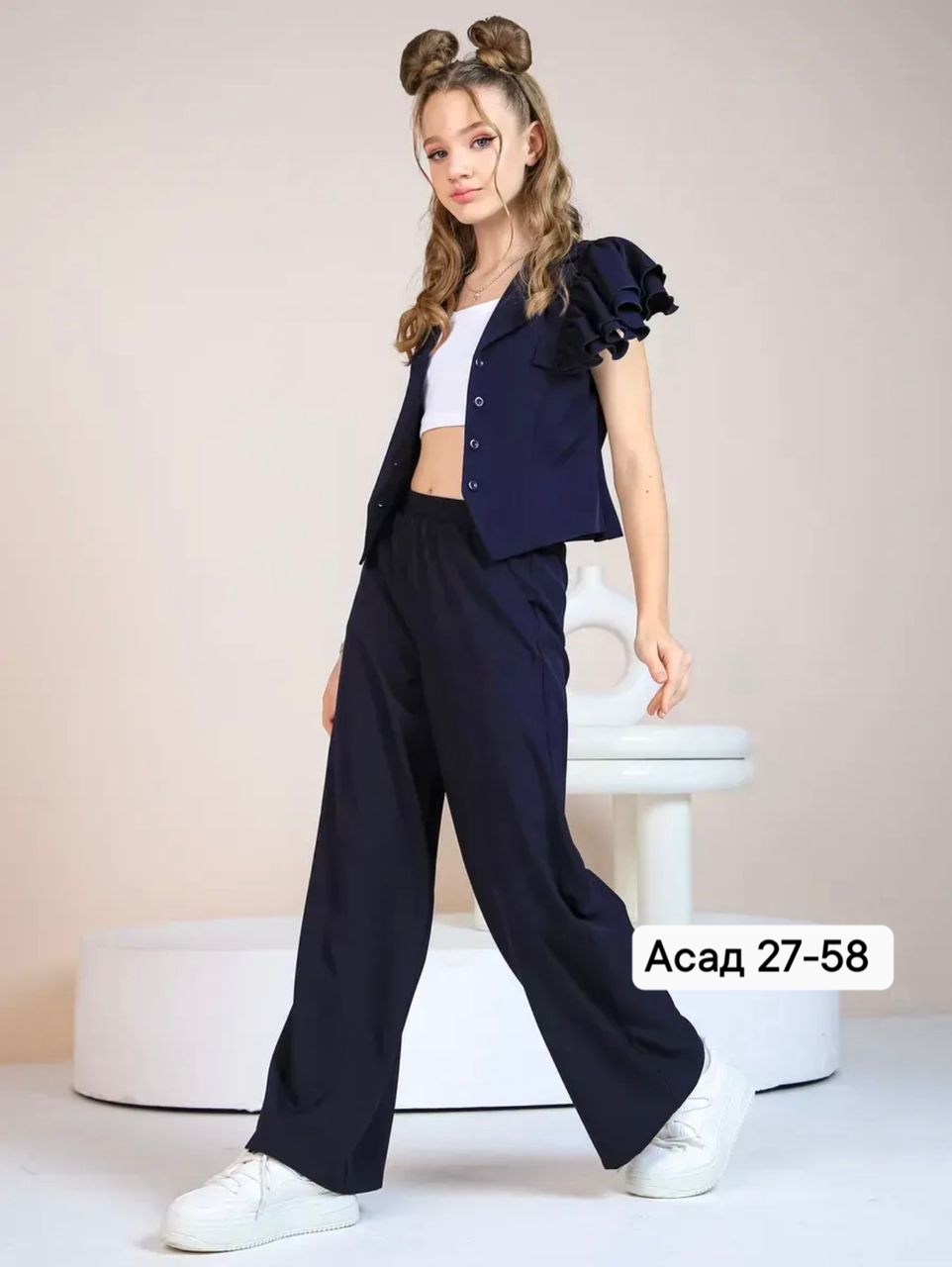 брючный костюм,школьный брючный костюм,костюм школьный брючный с жилетом jutetti,брючный костюм для девочек,костюм брючный с жилетом