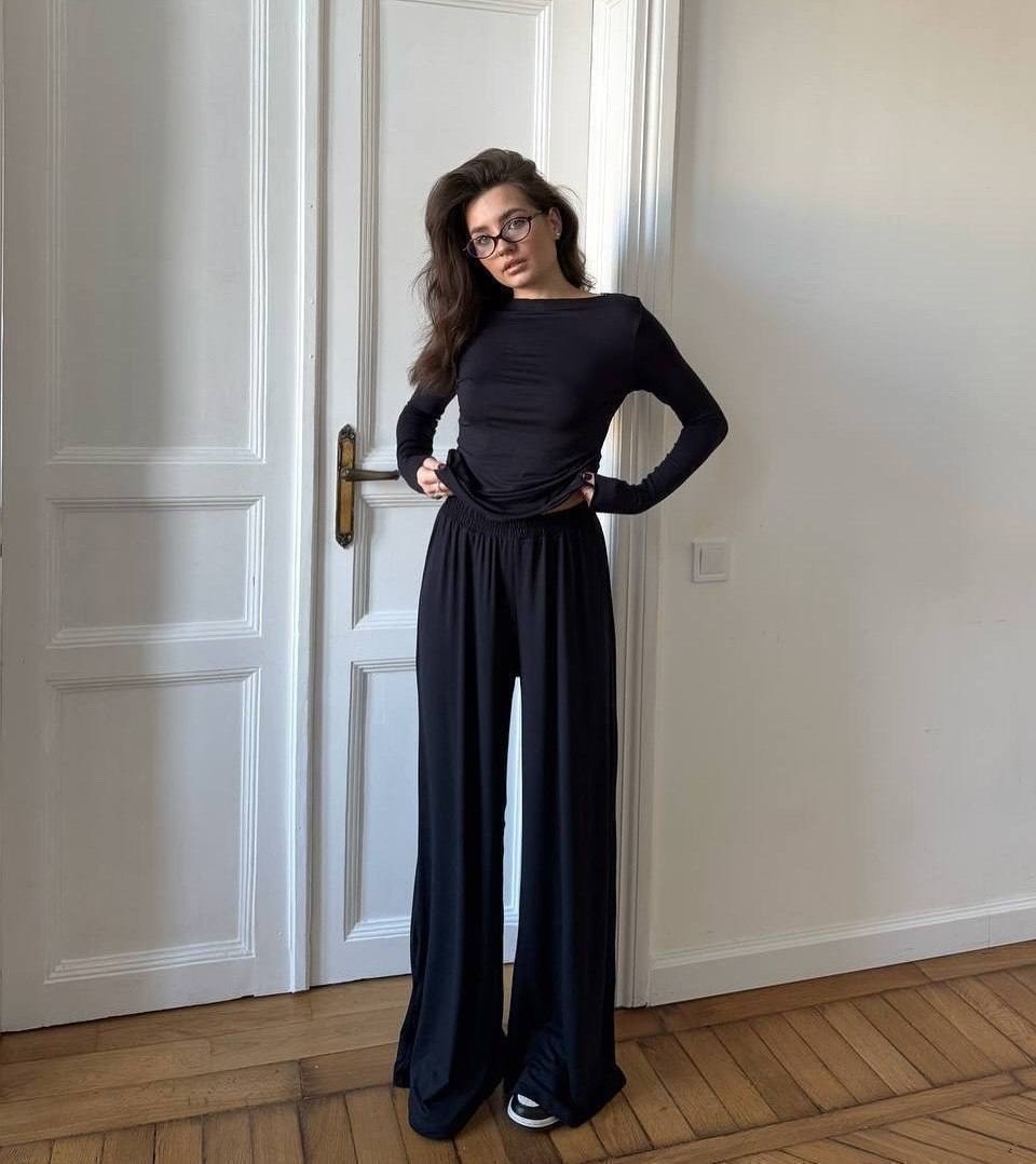 пижама с лонгсливом и штанами style pajamas,брючный костюм,пижама женская 1215 розовая s,пижама с лонгсливом и штанами style pajamas персиковый мусс,костюм с брюками палаццо