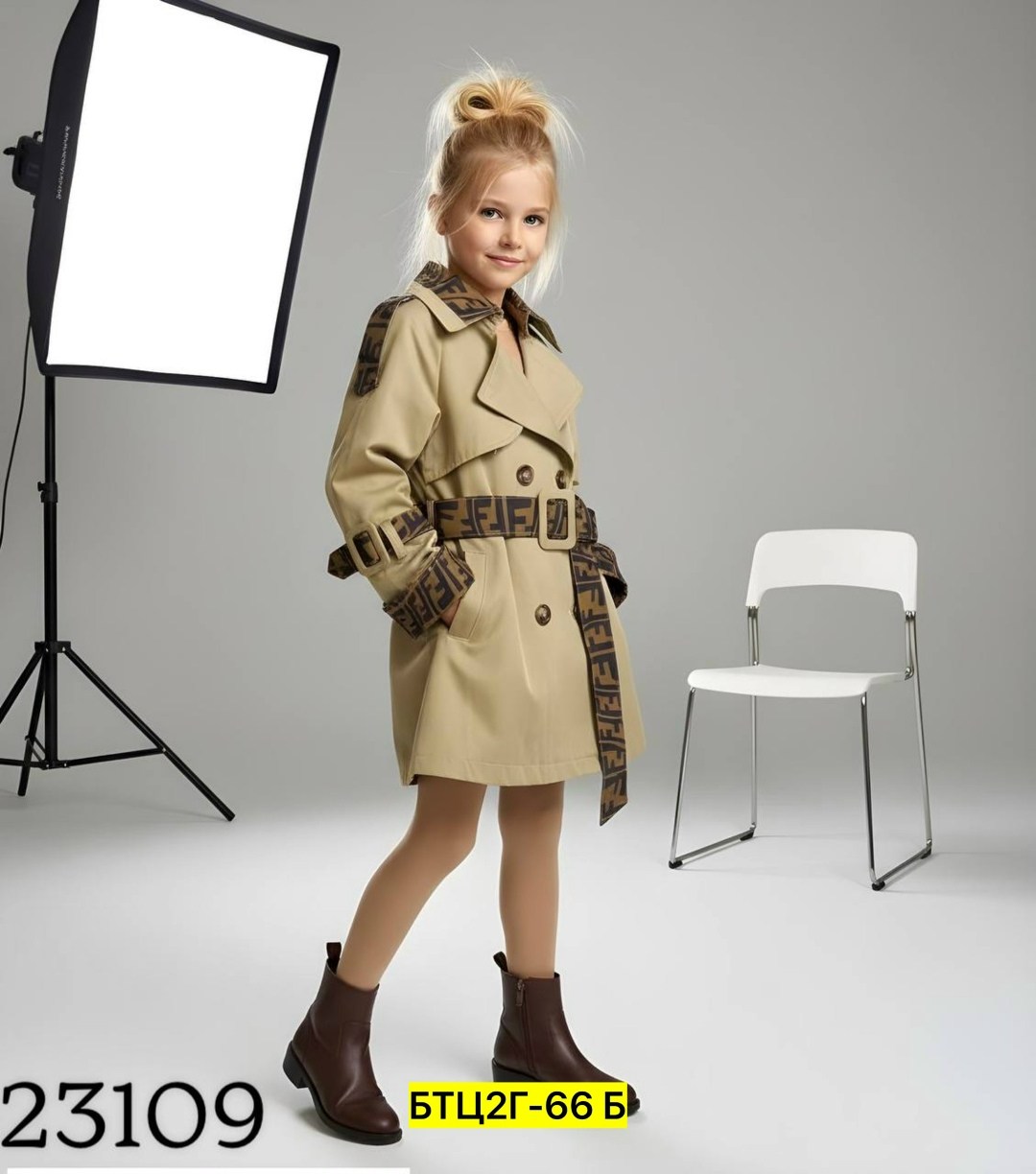 плащ тренч fendi,плащ fendi,тренч плащ,плащ для девочек,плащ фенди