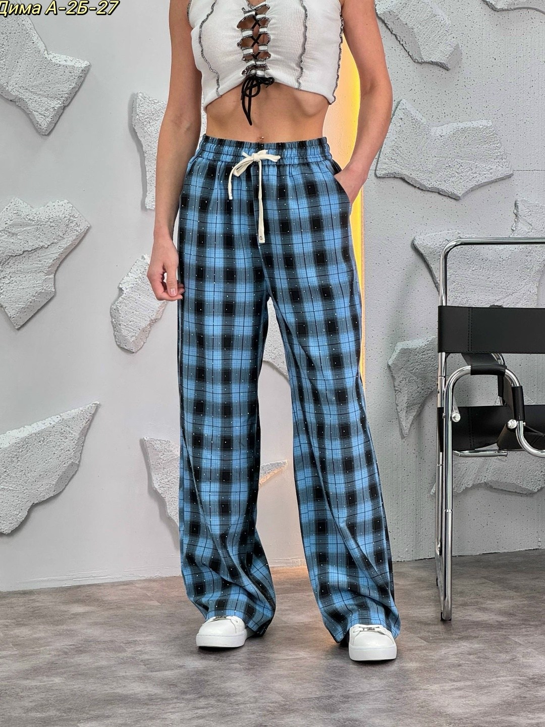 модные черные и белые клетчатые широкие брюки y2k,брюки в клетку женские,брюки в клеточку,штаны в клетку широкие,брюки в клетку