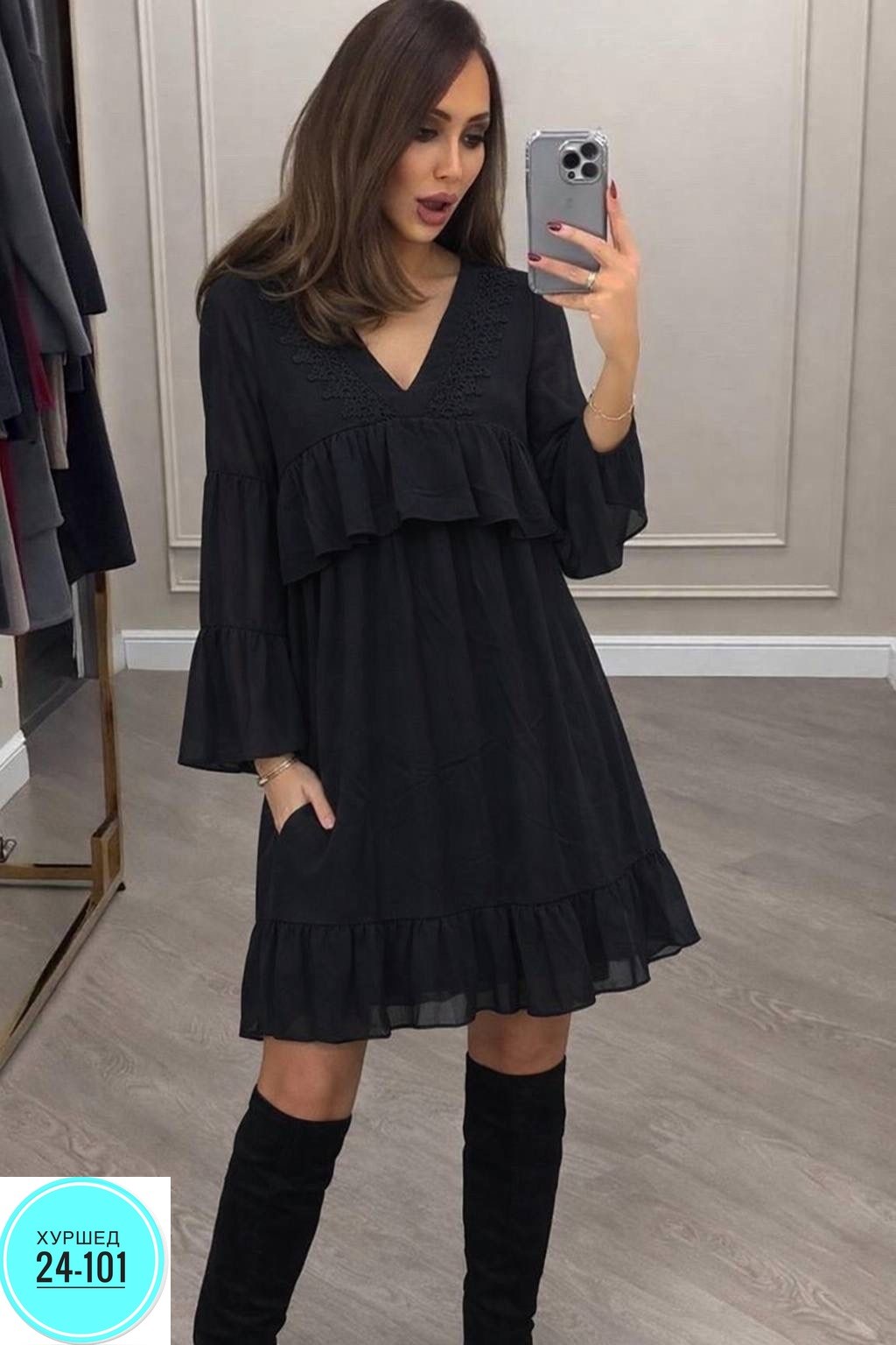 платье женское,платье,платье с оборками,платье женское синее,свободное платье