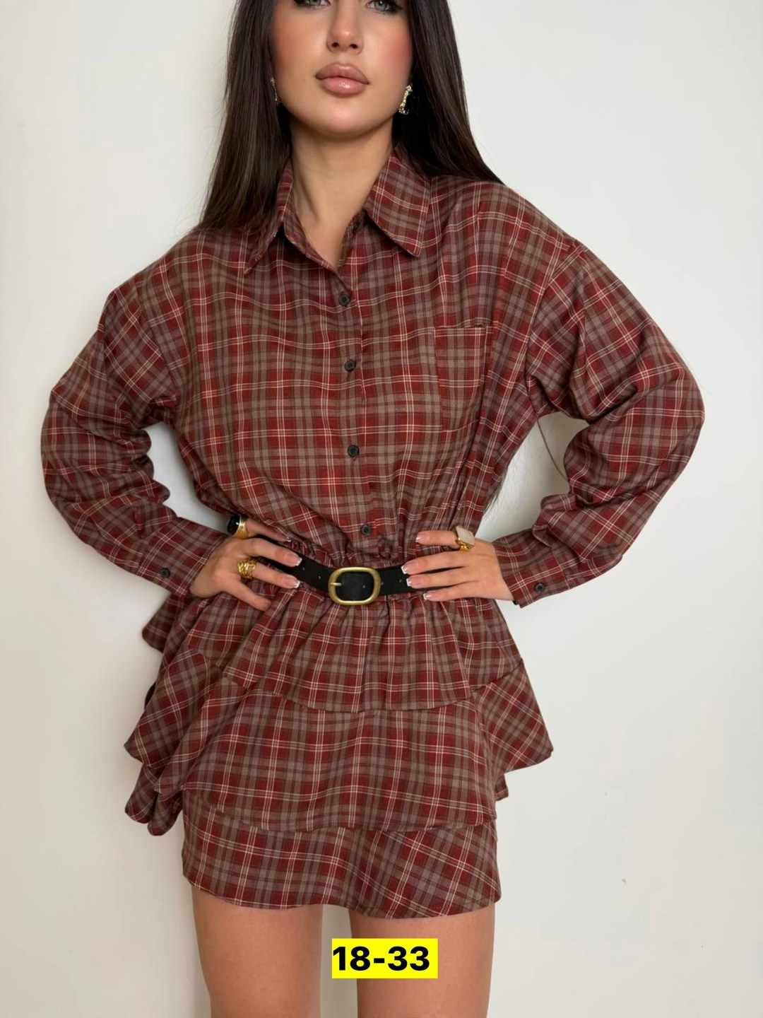 костюм двойка с юбкой и рубашкой в клетку btf brand,костюм юбка и рубашка в клетку,костюм с короткой юбкой и рубашкой в клетку moonchild,костюм с юбкой и рубашкой,костюм с юбкой в клетку rashadi 33237