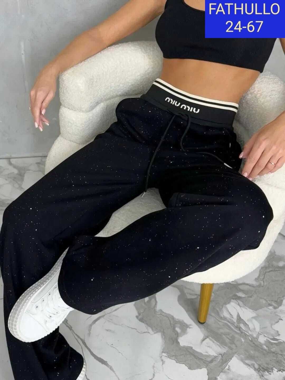 брюки со стразами,штаны женские,штаны палаццо,брюки спортивные женская,штаны палаццо женские утепленные с люрексом