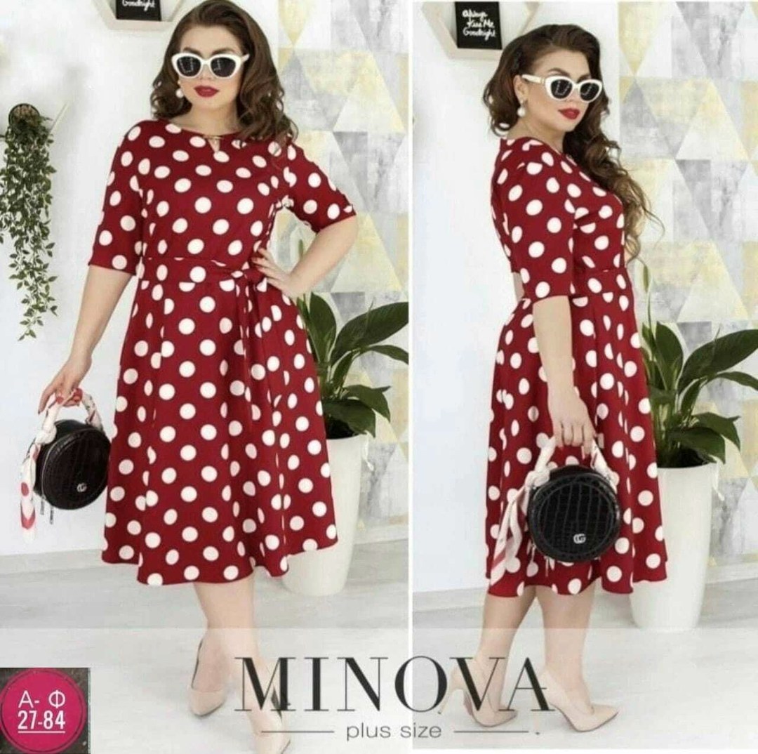 платье в горошек ,платье женское в горошек ,женские платья больших размеров,платье большие размеры,женское платье в горох