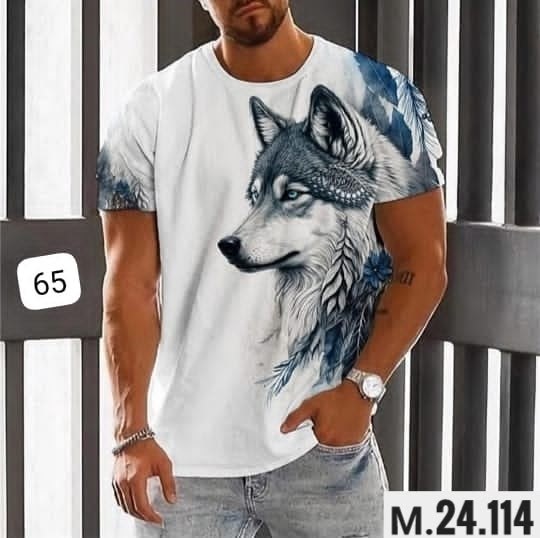 футболки мужские,мужская футболка с принтом волка,футболка с рисунком волка,футболка мужская повседневная с 3d-принтом и рисунком волка,мужские футболки с изображением волка