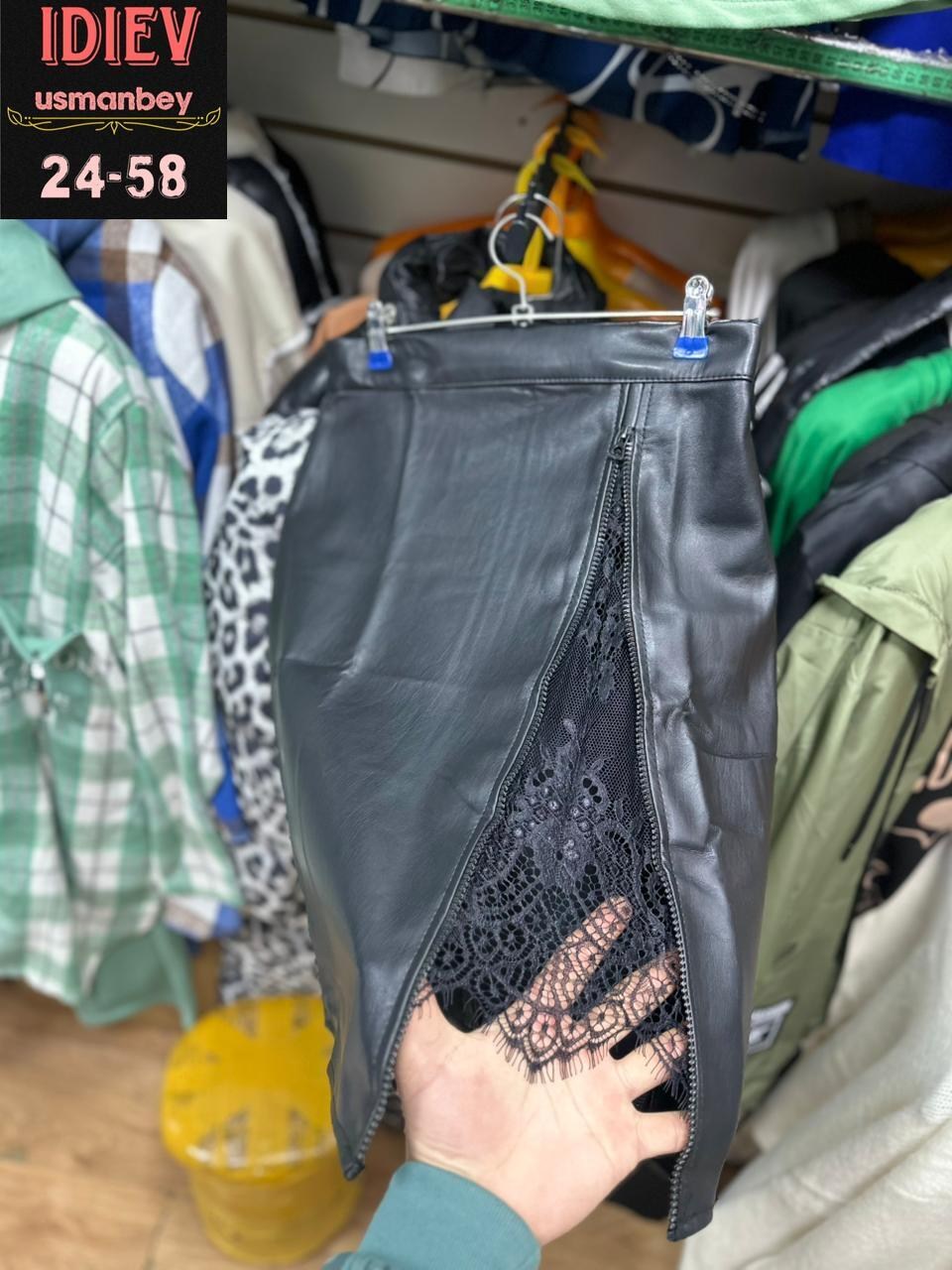 юбка эко кожа,юбка из искусственной кожи,кожаная юбка,юбка для женщин,кожаная юбка карандаш с разрезом