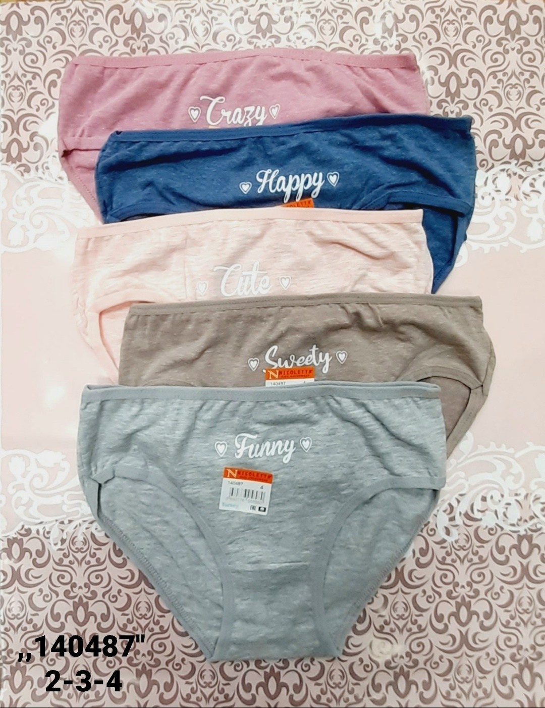 трусы для девочки 5шт. happyfox,детские трусы для девочек,трусы для девочки 5шт,хлопковые трусы для девочек,трусы для девочек 5 шт