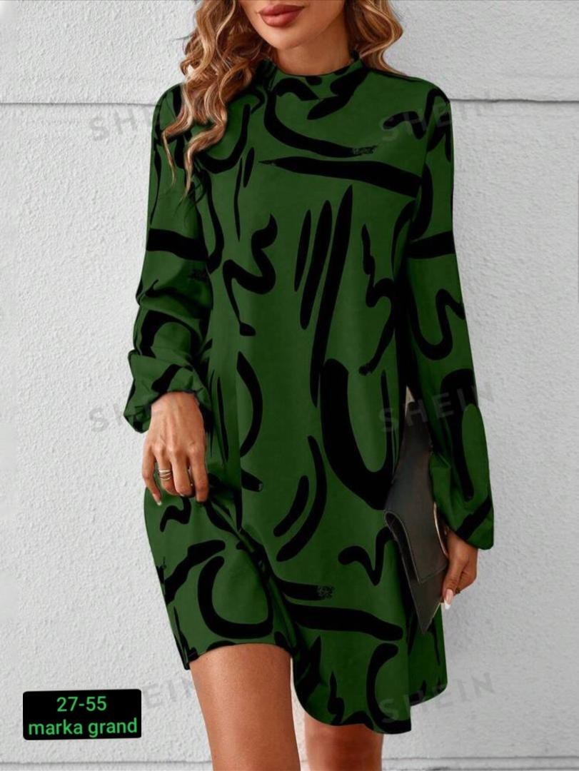 женское платье с принтом,женское платье с рукавами,платье женской,платье с длинным рукавом и принтом для женщин,платье туника
