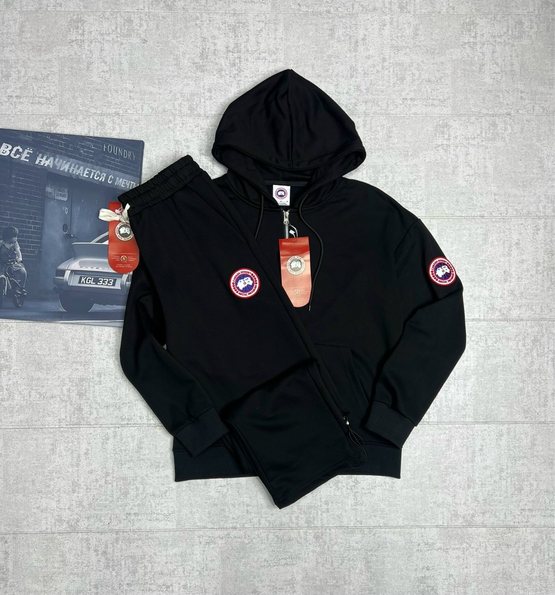 canada goose худи,толстовка,мужская толстовка,толстовки худи,серая толстовка