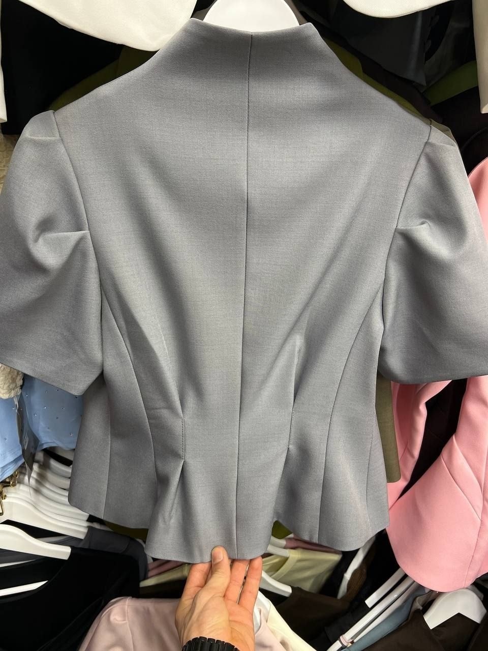 жакет,женские жакеты,элегантный жакет,приталенный жакет,жакет серый