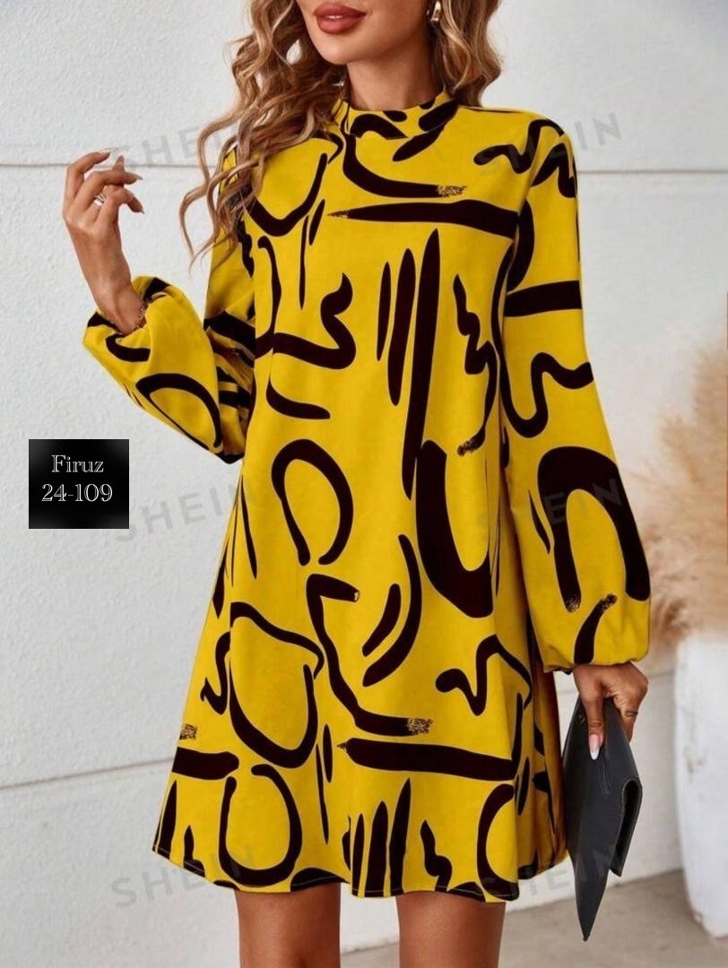 женское платье с принтом,платье женской,женское платье с рукавами,платье туника,модное платье с принтом