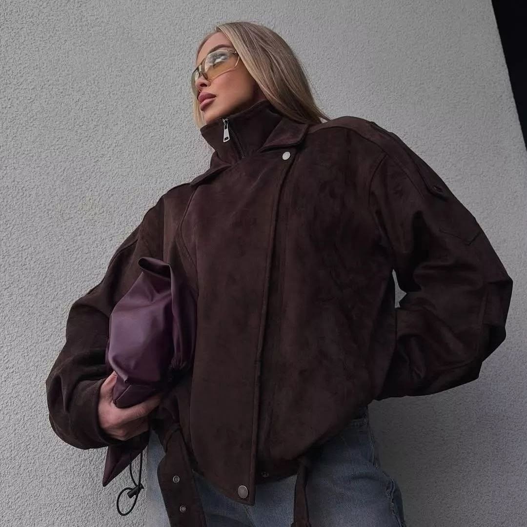 куртка стильная,куртка модная,куртка оверсайз,замшевая куртка