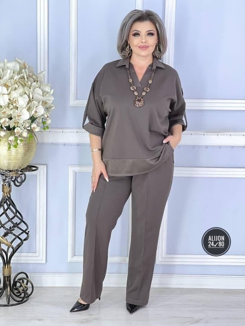 женские костюмы брючные,блузка больших размеров нарядная nur flower,блузка больших размеров нарядная nur flower 486052799,костюм классический,женский костюм двойка