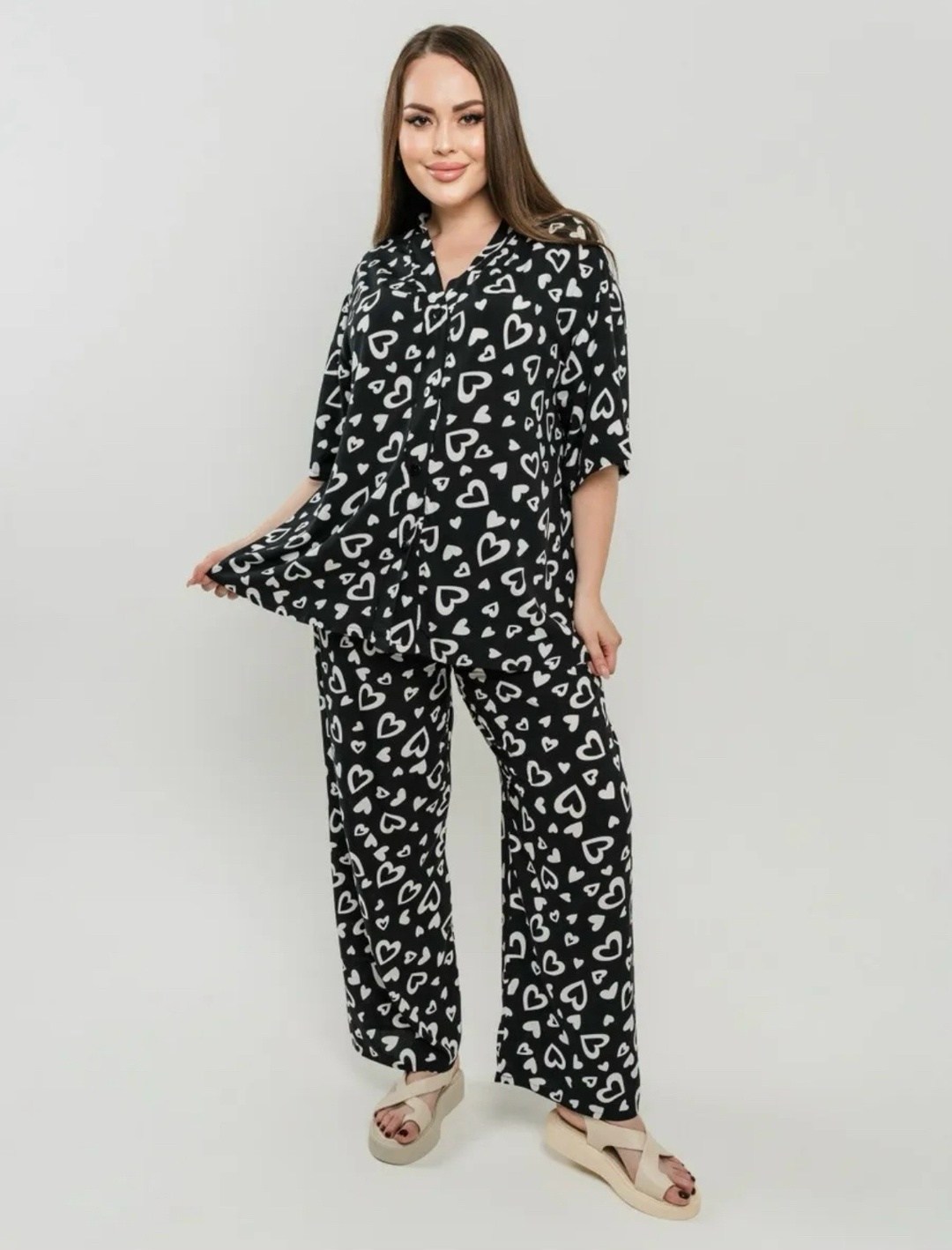 пижама женская,костюм женский,пижамные костюмы,комплект брючный,пижама женская с брюками и рубашкой