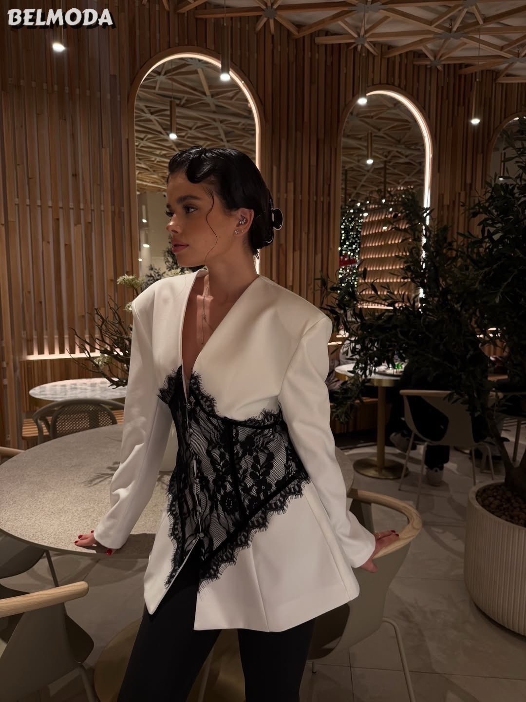 пиджак с кружевом,платье пиджак с кружевом,стильные наряды,элегантное платье