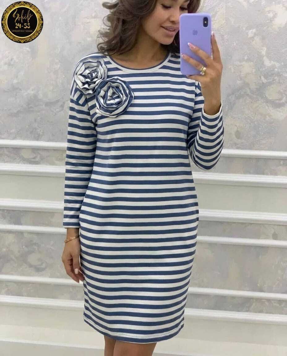 платье в полоску теплое,платье женской,платье,модное платье,платье из трикотажа в полоску