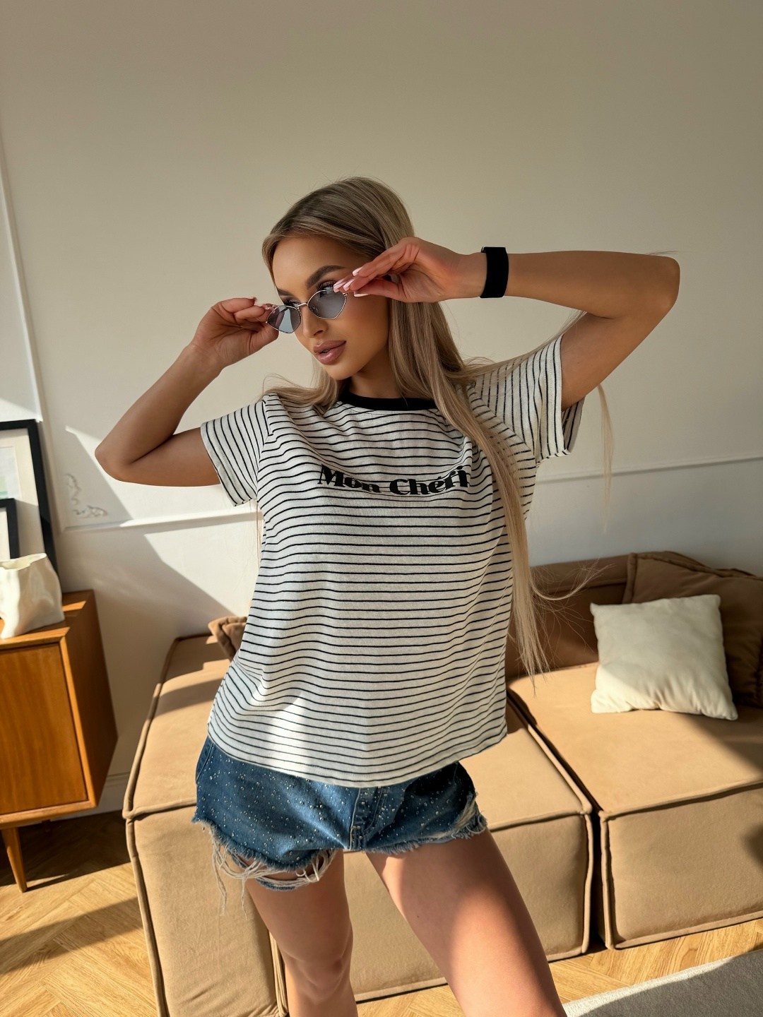 женская футболка,футболка в полоску,футболка трикотажная,футболка трикотажная прямая,футболки топы