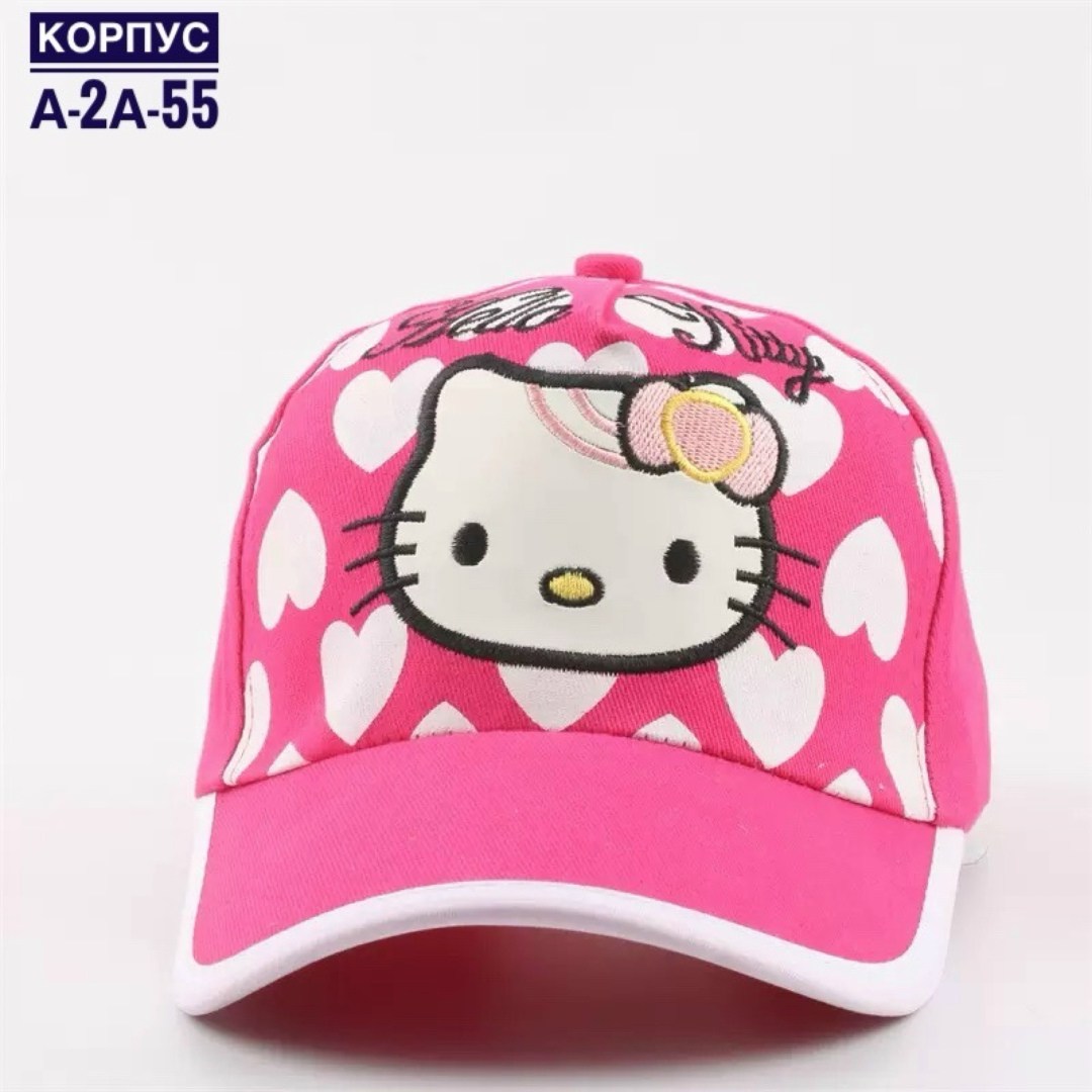 кепка хелло китти,кепка для девочек,бейсболка хелло китти,кепки детские для девочек,бейсболка для девочек
