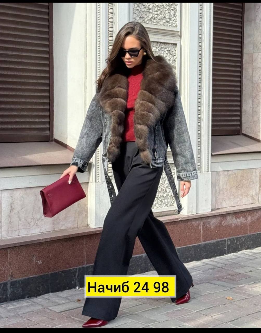 куртка джинсовая с мехом песца,куртка джинсовая с мехом,джинсовая куртка с натуральным мехом песца,джинсовка с мехом,женская зимняя джинсовая куртка с натуральным мехом песца