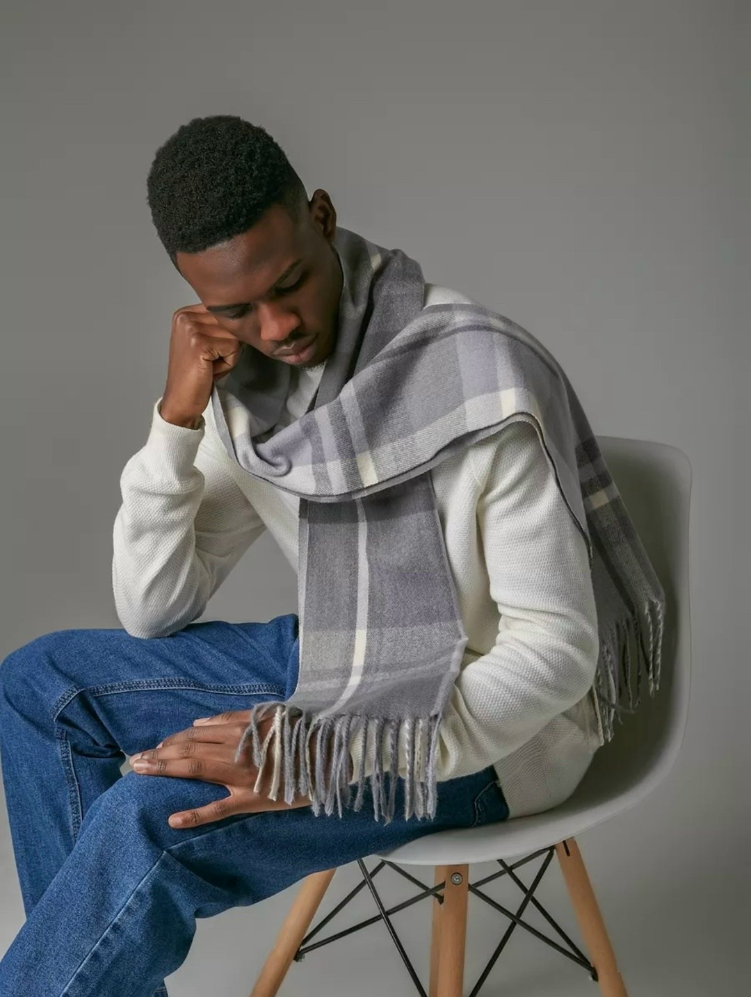 теплый шарф в клетку мужской,кашемировый шарф мужской 180/35,мужской теплый зимний кашемировый шарф в клетку,кашемировый шарф мужской 180/35 aron store,кашемировый шарф в клетку