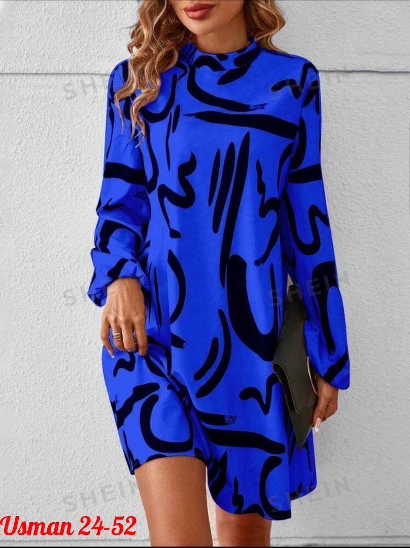 женское платье с принтом,платье туника,женская платье,модное платье,женское платье с рукавами